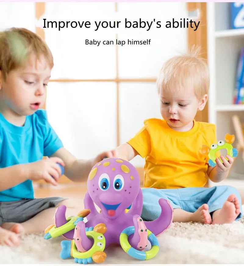 🐙 Floating Octopus Water Toy – Bath Time Just Got Brilliantly Fun! 💦🛁 - ThiGui