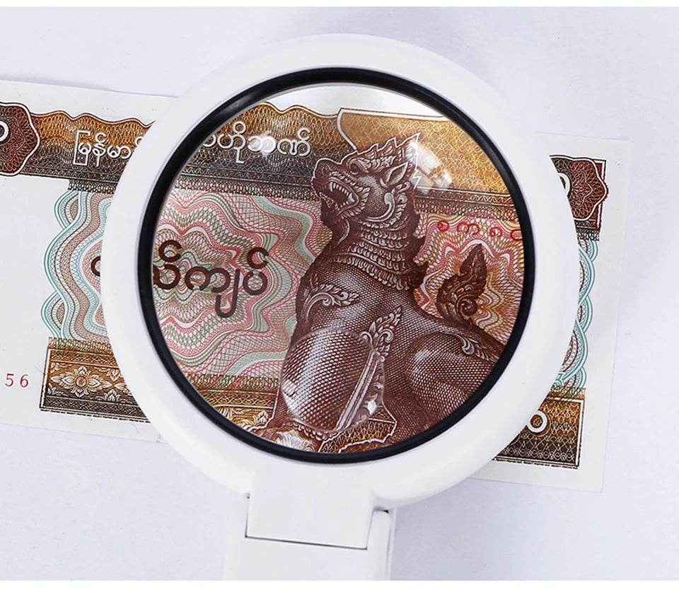 🔍Bright-Eyed Buddy: Foldable LED Magnifying Glass for Little Explorers! - ThiGui