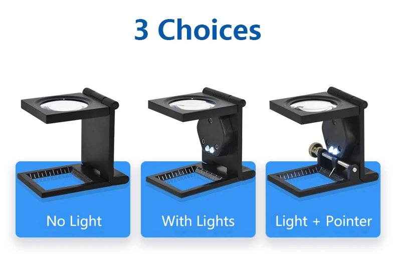 🔍 Bright Eyes, Tiny Details – Kids’ Foldable LED Magnifier for Curious Little Explorers! - ThiGui