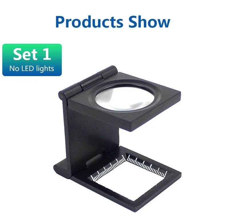 🔍 Bright Eyes, Tiny Details – Kids’ Foldable LED Magnifier for Curious Little Explorers! - ThiGui