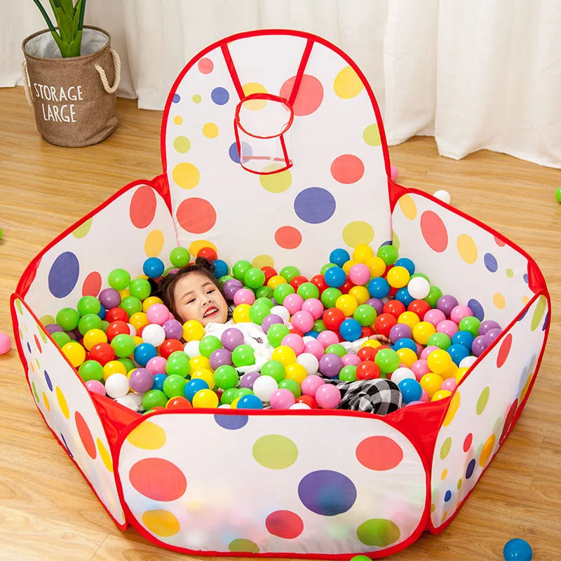 🏀 1.2M Ball Pit with Hoop – Indoor & Outdoor Fun Zone for Active Little Ones! 🎉🌈 - ThiGui