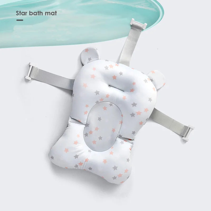 🛁💙 Baby’s Bathtime Buddy – Soft, Safe & Snuggly Support Cushion! 💙 - ThiGui
