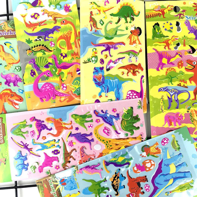 🧒 3D Bubble Vehicle Stickers – Fun, Puffy & Perfect for Boys Who Love Cars! 🚕✈️🎉 - ThiGui