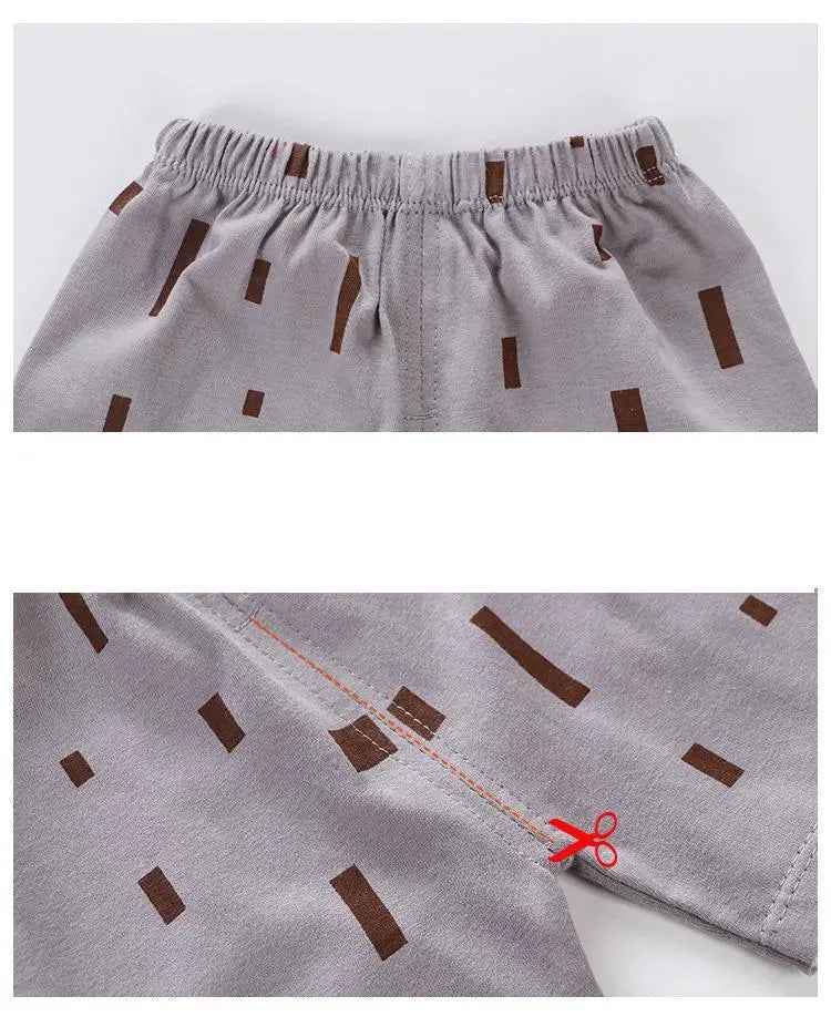 🌞 Too Cute to Miss! Cartoon Summer Tee + Shorts Set for Toddlers (2pcs) 🧒👕🩳 - ThiGui