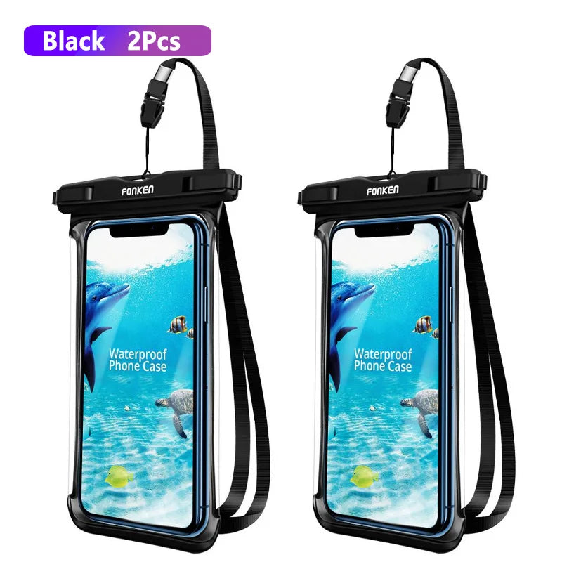 🌊📱 Full View Waterproof Phone Pouch – Dive Into Fun, Worry-Free! 🏊‍♂️💧 - ThiGui