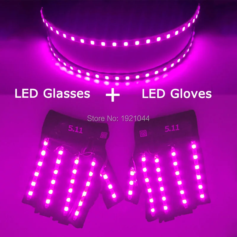 🧤 LED Glow Glasses + Gloves ✨ | Dance, Dazzle & Shine at Every Party! 🕺💡 - ThiGui