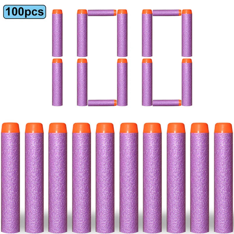 🎯 100 Soft Foam Bullets for Nerf Blasters | Safe, Fun & Non-Stop Action for Boys! 🔫✨ - ThiGui