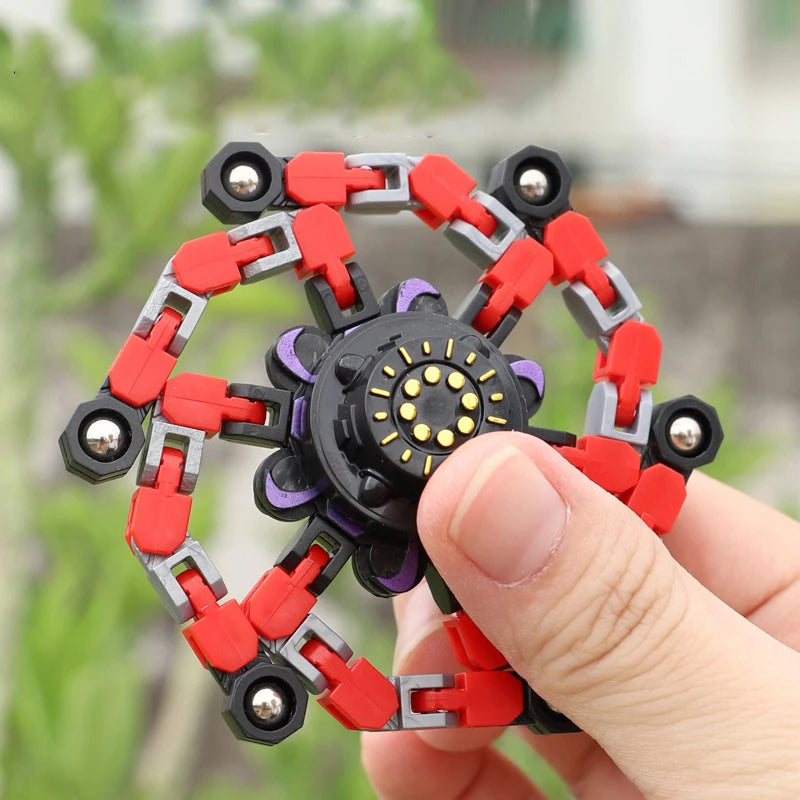 🌀 Deformable Fidget Spinner Chain – Twist, Spin, Pop & Play Fun for Busy Hands! - ThiGui