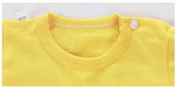 🌞 Too Cute to Miss! Cartoon Summer Tee + Shorts Set for Toddlers (2pcs) 🧒👕🩳 - ThiGui