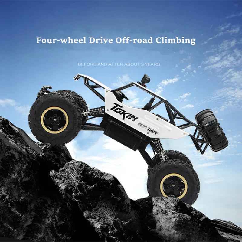 🚙 Off-Road RC Power Beast – 4WD Drift Stunt Car with LED Lights! 🔋💨 - ThiGui