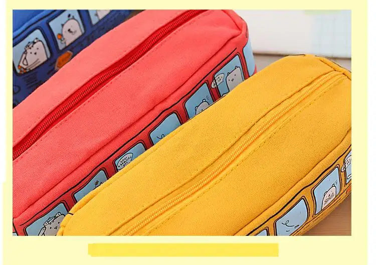 🚌 Creative School Bus Pencil Case – Big Fun for Little Explorers! ✏️🎒 - ThiGui