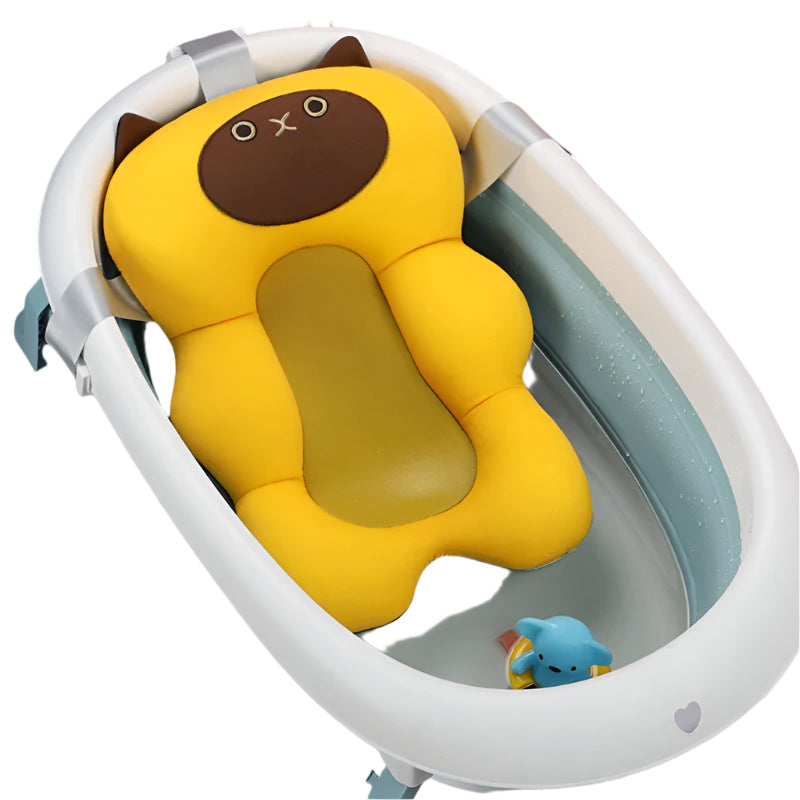 🛁💙 Baby’s Bathtime Buddy – Soft, Safe & Snuggly Support Cushion! 💙 - ThiGui