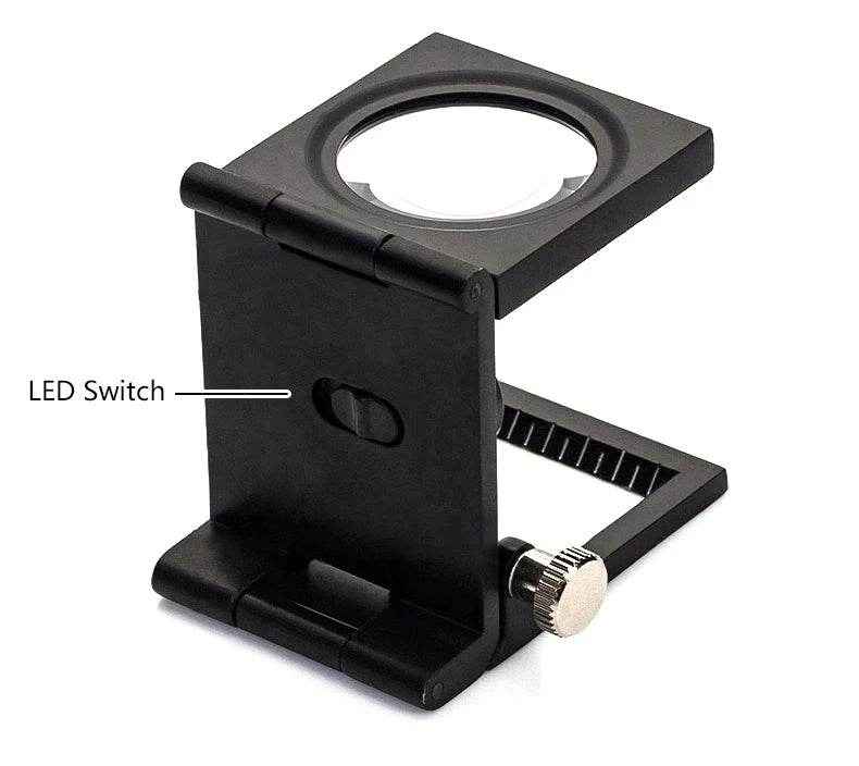 🔍 Bright Eyes, Tiny Details – Kids’ Foldable LED Magnifier for Curious Little Explorers! - ThiGui