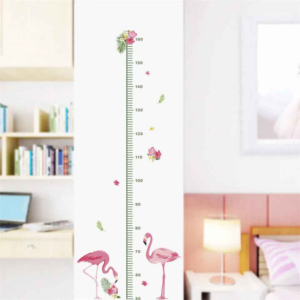 Watch Me Grow! Cute Animal Height Chart Wall Sticker for Boys’ Rooms - ThiGui