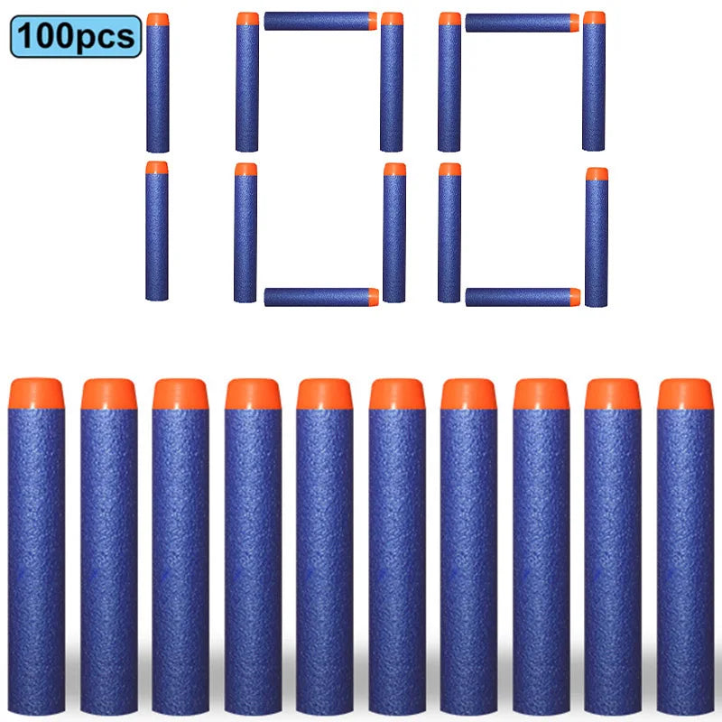 🎯 100 Soft Foam Bullets for Nerf Blasters | Safe, Fun & Non-Stop Action for Boys! 🔫✨ - ThiGui