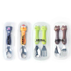 🧊Adorable Animal Cutlery Set – Make Mealtimes Fun & Easy for Little Ones! - ThiGui
