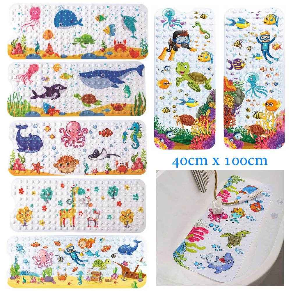 🐾 Cuteness Meets Safety – Anti-Slip Cartoon Bath Mat for Kids and Peace-of-Mind Parents! - ThiGui