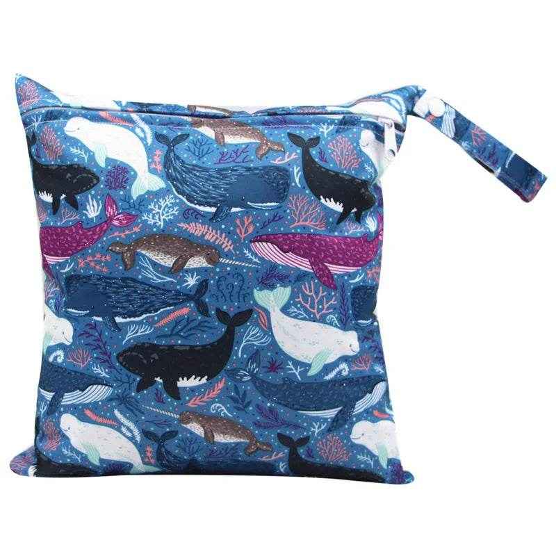 🌿 Mum’s Little Helper: Waterproof Reusable Wet Bag for Busy Days Out! 🍼 - ThiGui