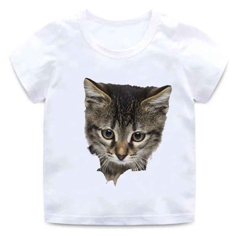 😺 Purr-fectly Cool! 3D Cat T-Shirt for Boys – Fun, Soft & Stylish! - ThiGui