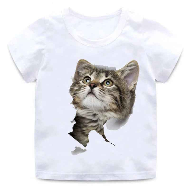😺 Purr-fectly Cool! 3D Cat T-Shirt for Boys – Fun, Soft & Stylish! - ThiGui