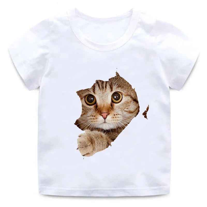 😺 Purr-fectly Cool! 3D Cat T-Shirt for Boys – Fun, Soft & Stylish! - ThiGui
