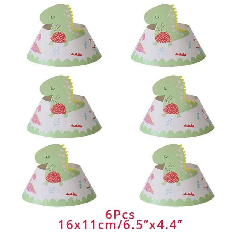 🦖 Dino Birthday Party Set – Hats, Glasses & Giggles for Your Little T-Rex! 🎉🦕 - ThiGui