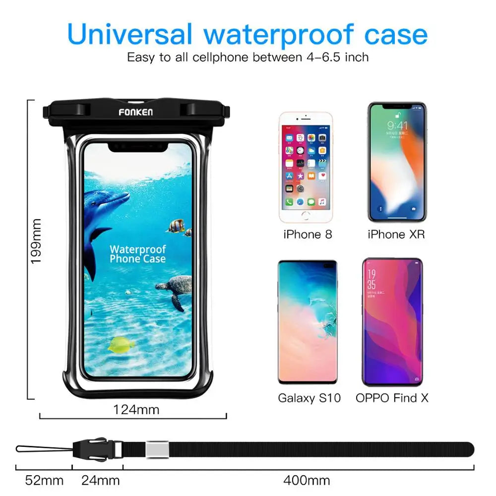 🌊📱 Full View Waterproof Phone Pouch – Dive Into Fun, Worry-Free! 🏊‍♂️💧 - ThiGui