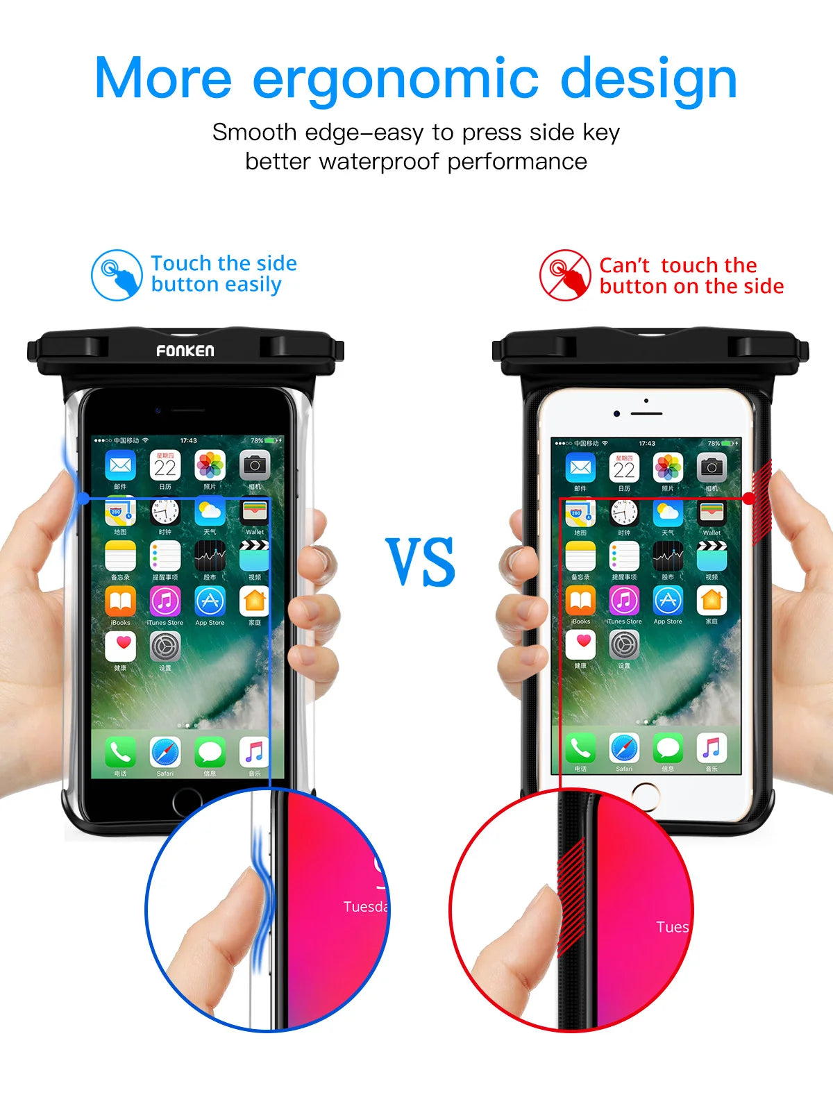 🌊📱 Full View Waterproof Phone Pouch – Dive Into Fun, Worry-Free! 🏊‍♂️💧 - ThiGui