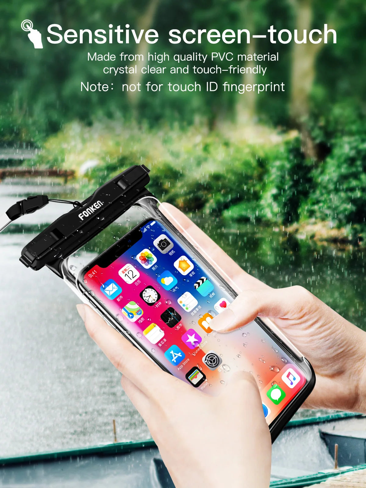 🌊📱 Full View Waterproof Phone Pouch – Dive Into Fun, Worry-Free! 🏊‍♂️💧 - ThiGui