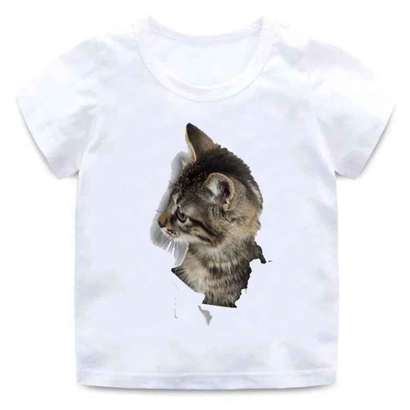 😺 Purr-fectly Cool! 3D Cat T-Shirt for Boys – Fun, Soft & Stylish! - ThiGui