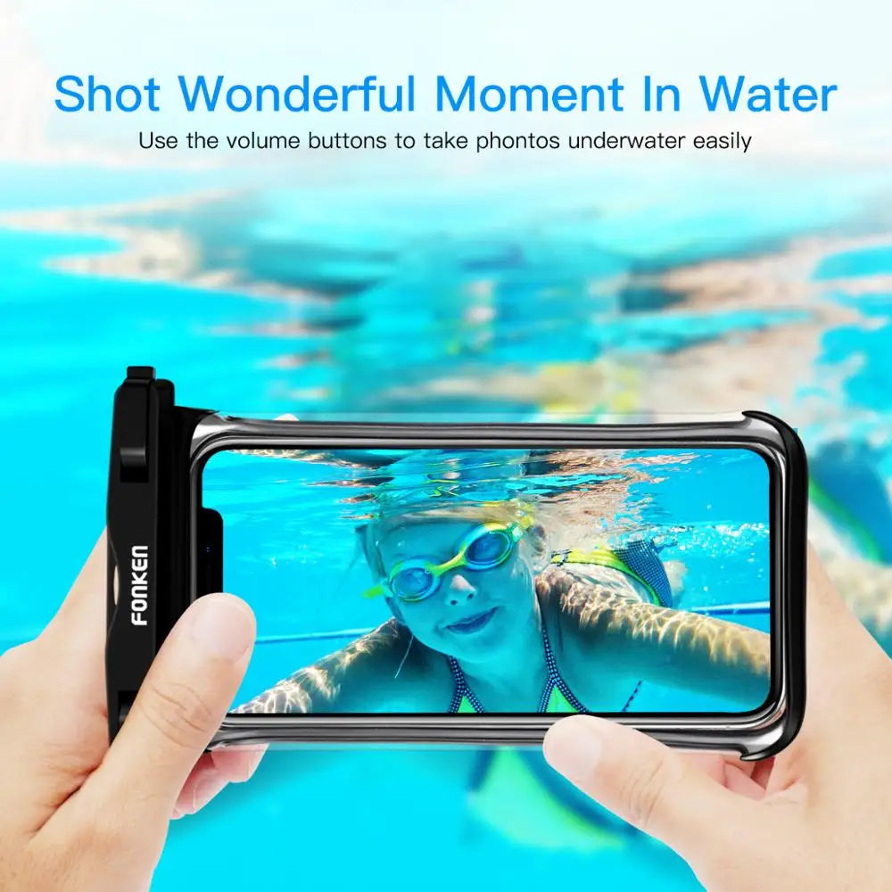 🌊📱 Full View Waterproof Phone Pouch – Dive Into Fun, Worry-Free! 🏊‍♂️💧 - ThiGui