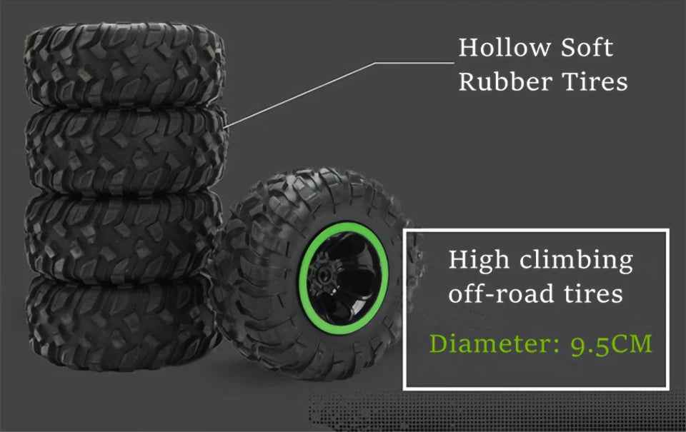 🚙 Off-Road RC Power Beast – 4WD Drift Stunt Car with LED Lights! 🔋💨 - ThiGui