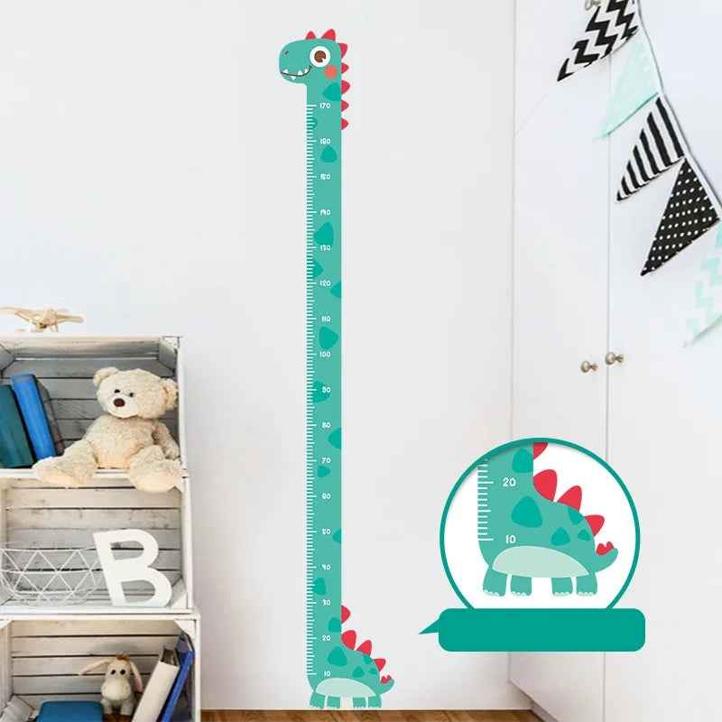 Watch Me Grow! Cute Animal Height Chart Wall Sticker for Boys’ Rooms - ThiGui