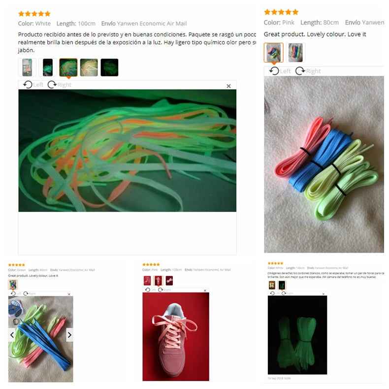 Glow Magic Shoelaces – Fun & Fluorescent Style for Night-Time Adventures - ThiGui