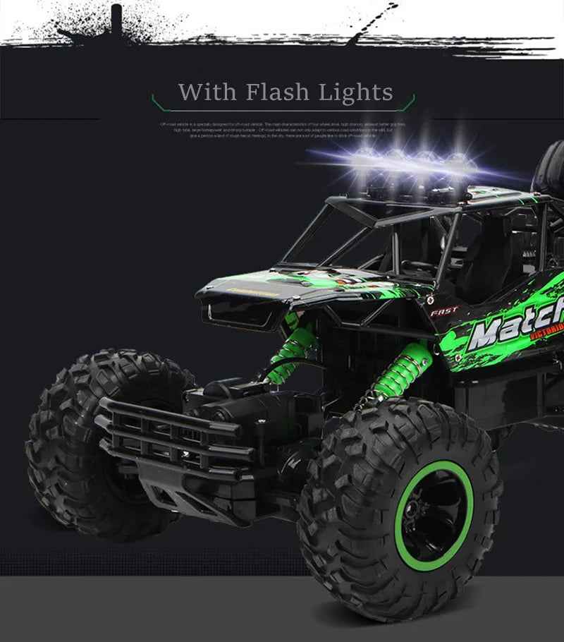 🚙 Off-Road RC Power Beast – 4WD Drift Stunt Car with LED Lights! 🔋💨 - ThiGui