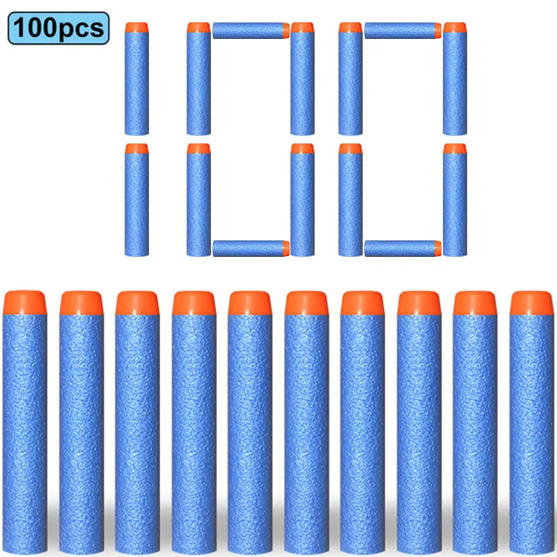 🎯 100 Soft Foam Bullets for Nerf Blasters | Safe, Fun & Non-Stop Action for Boys! 🔫✨ - ThiGui