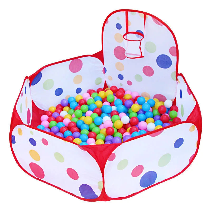🏀 1.2M Ball Pit with Hoop – Indoor & Outdoor Fun Zone for Active Little Ones! 🎉🌈 - ThiGui