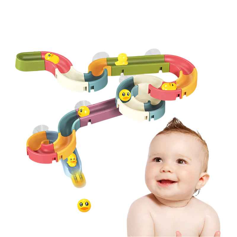 🌈 Duck Slide Bath Toy – Rainbow Water Play for Splashy Fun! 🛁🦆 - ThiGui