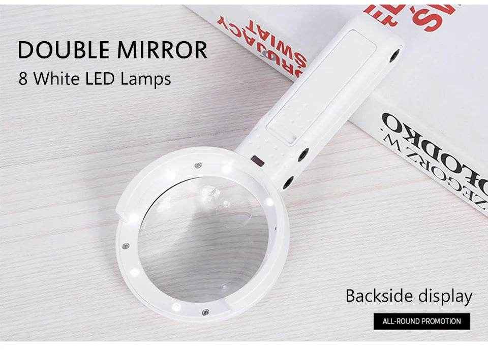🔍Bright-Eyed Buddy: Foldable LED Magnifying Glass for Little Explorers! - ThiGui