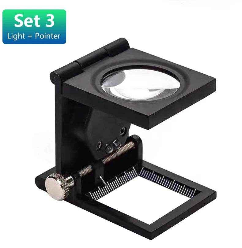 🔍 Bright Eyes, Tiny Details – Kids’ Foldable LED Magnifier for Curious Little Explorers! - ThiGui