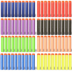 🎯 100 Soft Foam Bullets for Nerf Blasters | Safe, Fun & Non-Stop Action for Boys! 🔫✨ - ThiGui