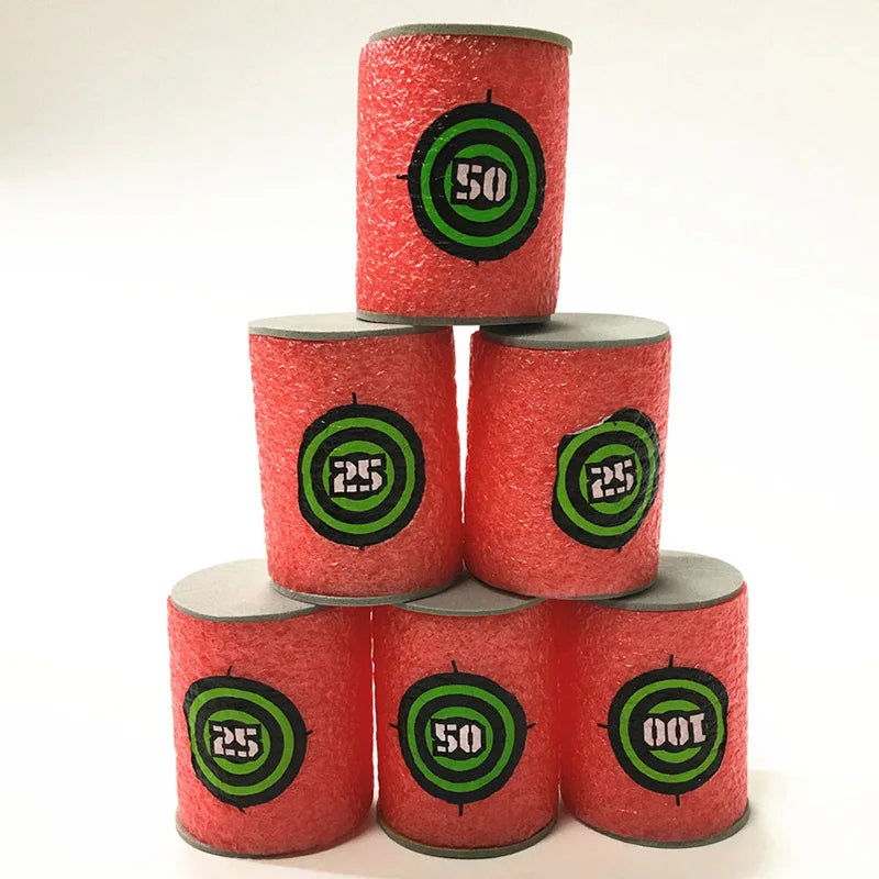 🎯 100 Soft Foam Bullets for Nerf Blasters | Safe, Fun & Non-Stop Action for Boys! 🔫✨ - ThiGui