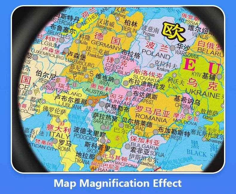 🔍 Bright Eyes, Tiny Details – Kids’ Foldable LED Magnifier for Curious Little Explorers! - ThiGui