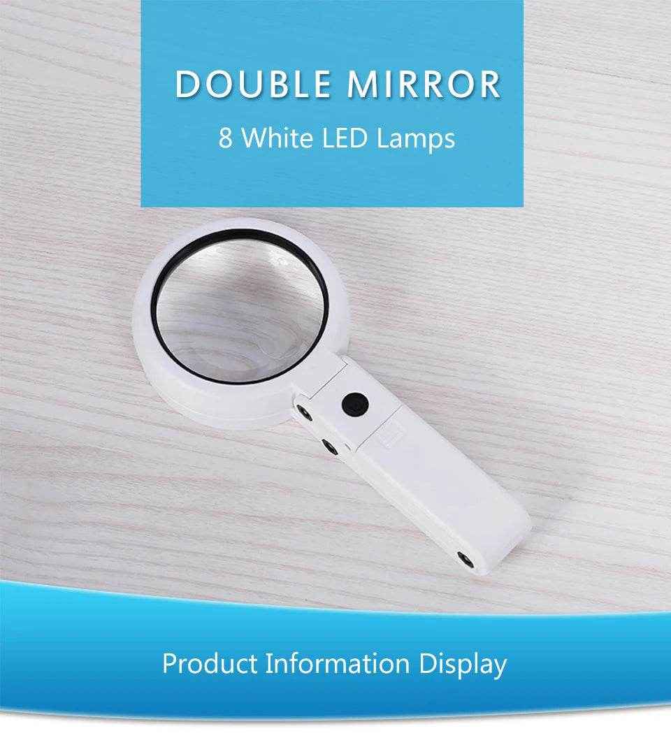 🔍Bright-Eyed Buddy: Foldable LED Magnifying Glass for Little Explorers! - ThiGui