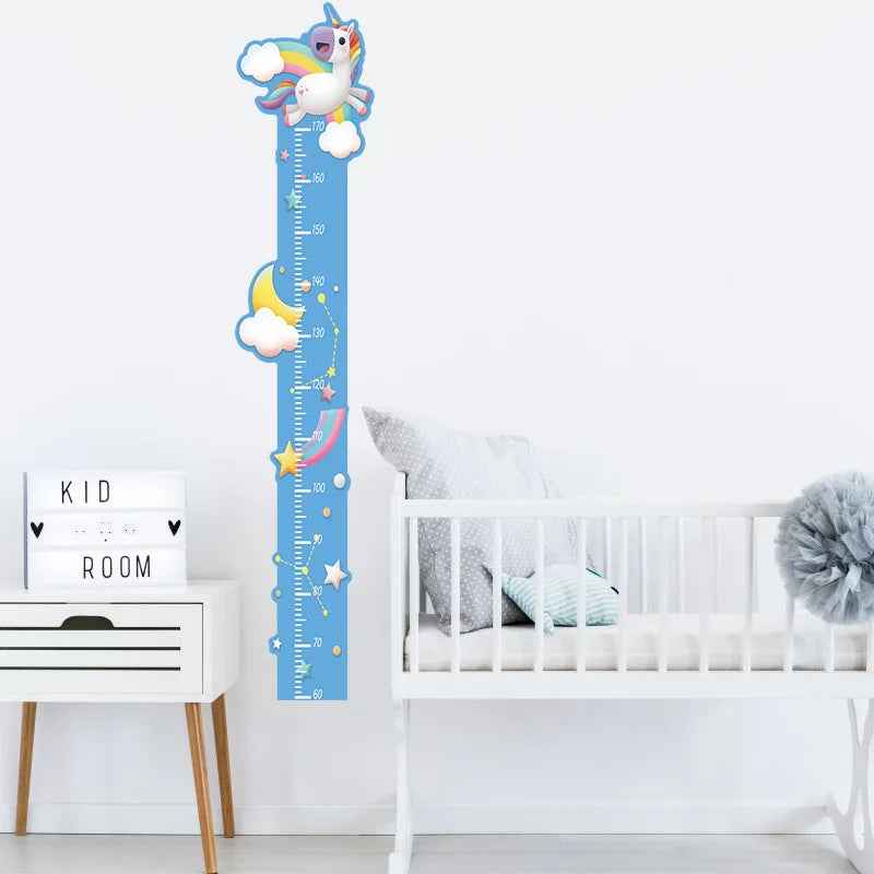 Watch Me Grow! Cute Animal Height Chart Wall Sticker for Boys’ Rooms - ThiGui
