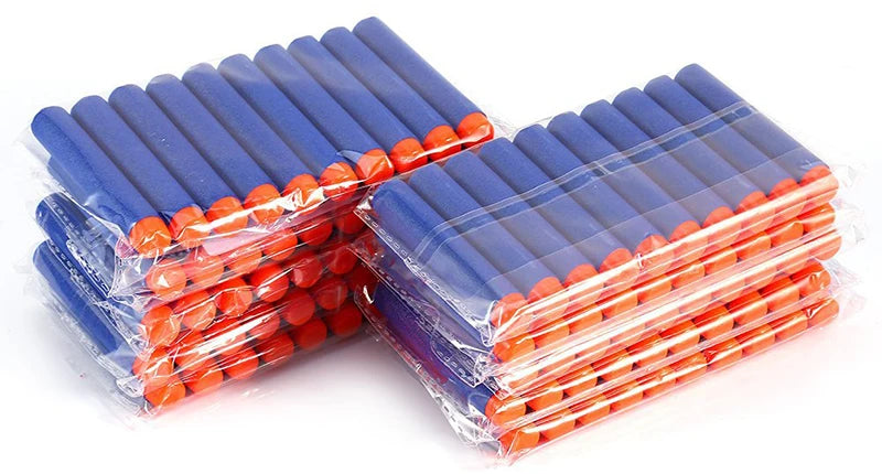 🎯 100 Soft Foam Bullets for Nerf Blasters | Safe, Fun & Non-Stop Action for Boys! 🔫✨ - ThiGui