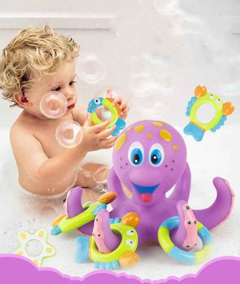 🐙 Floating Octopus Water Toy – Bath Time Just Got Brilliantly Fun! 💦🛁 - ThiGui