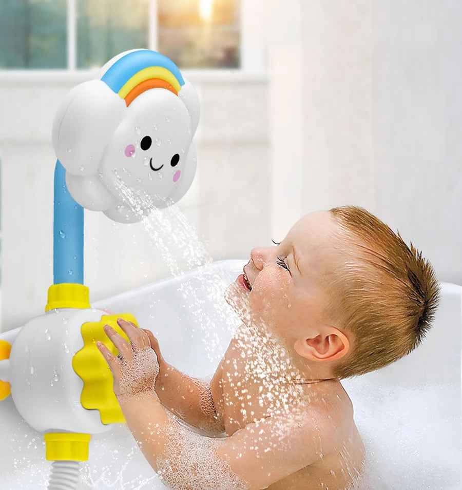 🌈 Duck Slide Bath Toy – Rainbow Water Play for Splashy Fun! 🛁🦆 - ThiGui