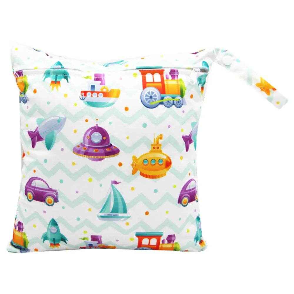 🌿 Mum’s Little Helper: Waterproof Reusable Wet Bag for Busy Days Out! 🍼 - ThiGui