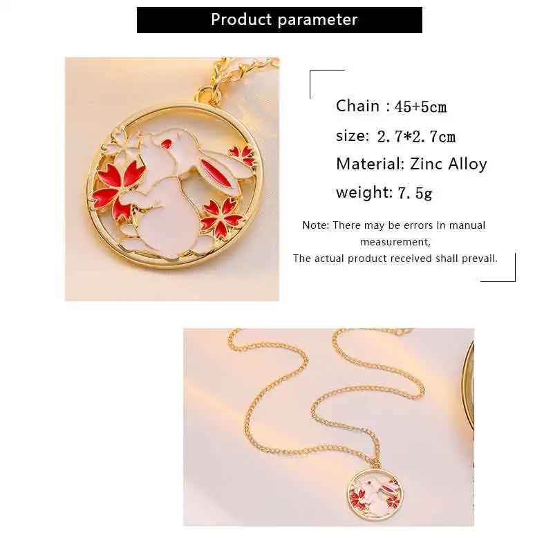 🌸 Merci Maîtresse Necklace – A Whimsical End-of-Year Hug from Your Little One! 🐰✨ - ThiGui